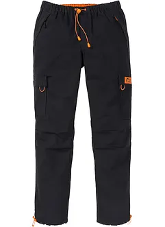 Cargo kalhoty Loose Fit bez zapínání, Straight, bonprix