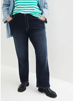 Wide Leg džíny High Waist, strečové, bonprix