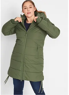 Outdoorový prošívaný kabát, voděodolný, bonprix