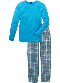 Pyžamo s dlouhým rukávem, z čisté bavlny, bonprix