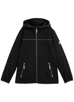 Softshellová bunda s kapucí, pro chlapce, bpc bonprix collection