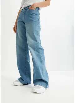 Strečové džíny Wide Leg, Mid Waist, bonprix