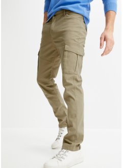 Strečové cargo kalhoty Slim Fit, Straight, bpc bonprix collection