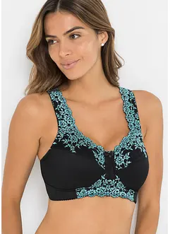 Odlehčující podprsenka bez kostic, s polstrovanými ramínky, bonprix