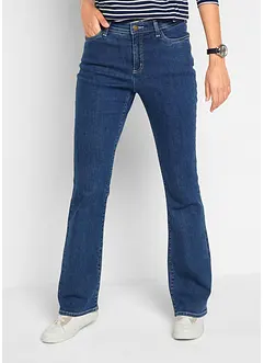 Džíny z organické bavlny, Bootcut, Mid Waist, bonprix