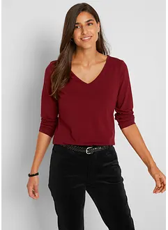 Přiléhavé triko s dlouhým rukávem (2 ks v balení), bonprix