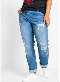 Džíny Boyfriend, Mid Waist, bonprix
