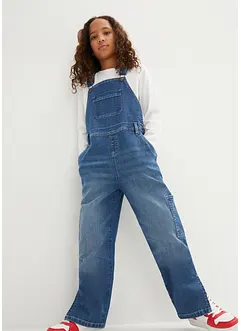 Džíny s laclem, Wide Leg, bonprix