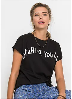 Oversize tričko z čisté bavlny, bonprix
