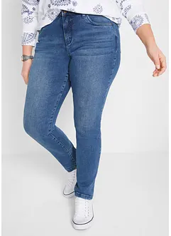 Slim Fit high Waist džíny se zeštíhlujícím efektem, bonprix