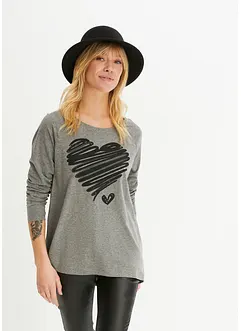 Triko s dlouhým rukávem, bonprix