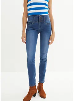 Slim džíny High Waist, stahovací, bonprix