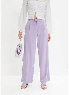 Široké kalhoty se sklady v pase, bonprix