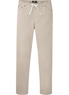 Strečové kalhoty bez zapínání,  Regular Fit, Straight, bonprix