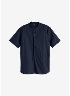 Košile s podílem lnu, krátký rukáv, bpc bonprix collection