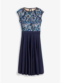 Midi šaty s krajkou, bonprix