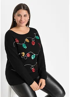 Svetr z jemné pleteniny, bonprix