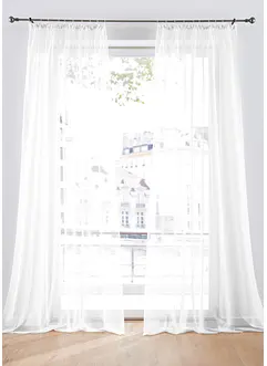 Záclona z lehkého voálu (2 ks v balení), bonprix