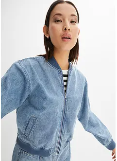 Denimová bunda Bomber, bonprix