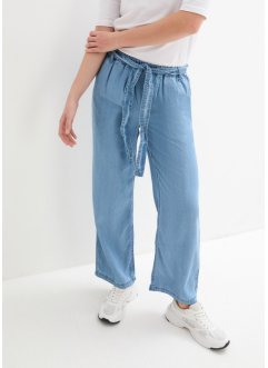 Džíny High Waist se širokými nohavicemi, s gumou v pase, bpc bonprix collection