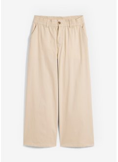 High Waist keprové kalhoty, 7/8 délka, bpc bonprix collection