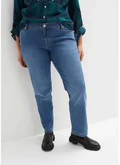 Strečové džíny Straight Mid Waist, bonprix