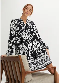 Tunikové šaty ze splývavé viskózy, bonprix