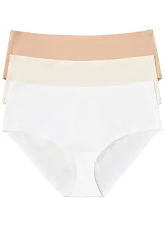 Bezešvé bokové kalhotky Feel Comfort (3 ks v balení), bonprix