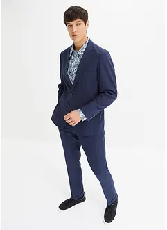 Oblek se lnem (2dílná souprava), Slim Fit, bonprix