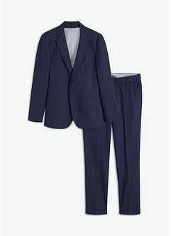 Oblek se lnem (2dílná souprava), Slim Fit, bonprix
