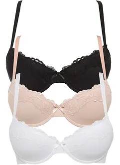 Vyztužená podprsenka (3 ks v balení), bonprix