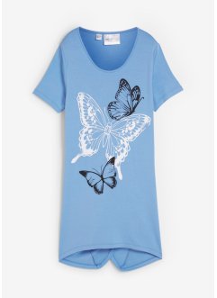 Dlouhé triko s cípem a motýlím vzorem, bpc selection