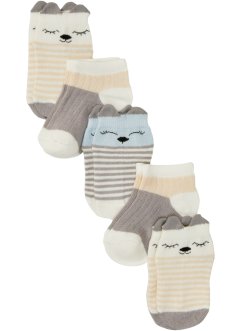 Kojenecké ponožky s organickou bavlnou (5 ks v balení), bpc bonprix collection