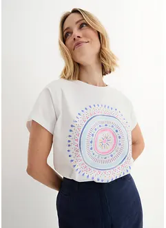 Triko s potiskem Mandala, bonprix