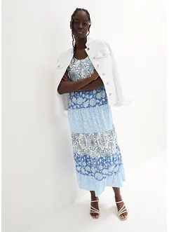 Dlouhé bavlněné šaty ze žerzeje, bonprix