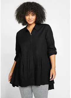 Halenka s prodlouženým zadním lemem, z čisté viskózy, bonprix