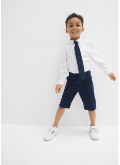 Krátké kalhoty, košile a kravata, pro chlapce (3dílná souprava), bpc bonprix collection