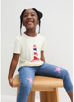 Dívčí triko s oboustrannými pajetkami, z organické bavlny, bpc bonprix collection