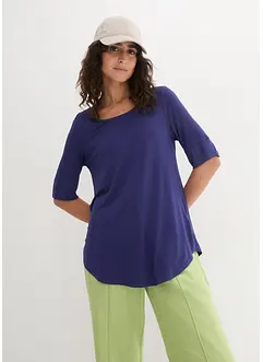 Dlouhé triko z měkké viskózy, bonprix