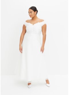 Carmen svatební šaty s krajkou, BODYFLIRT boutique