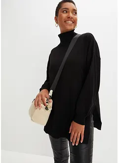 Rolákový svetr ze směsi s viskózou, bonprix