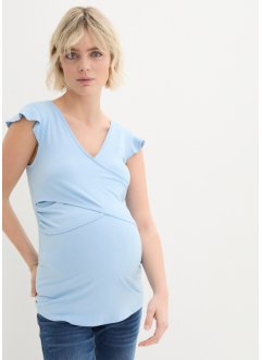 Kojicí a těhotenské tričko v zavinovacím vzhledu, bpc bonprix collection