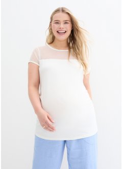 Těhotenské triko se strečem, krátký rukáv, bpc bonprix collection