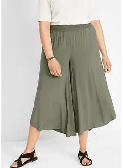 Kalhoty Culotte, délka k lýtkům, z udržitelné viskózy, bonprix