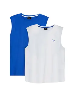 Triko bez rukávů, z čisté organické bavlny (2 ks v balení), bonprix