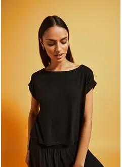 Oversize tričko ze splývavé viskózy, bonprix