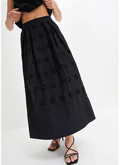 Dlouhá sukně z organické bavlny, bonprix