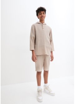 Mušelínová košile a krátké kalhoty pro chlapce (2dílná souprava), bpc bonprix collection
