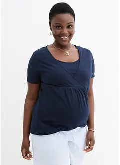 Těhotenské/kojicí tričko 2v1 (2 ks v balení), bonprix