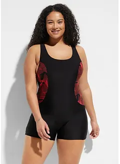 Jednodílné plavky s nohavičkami, rychleschnoucí, bonprix